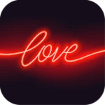 Logo of Neon Love android Application 