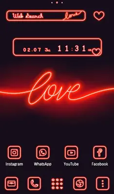 Neon Love android App screenshot 0